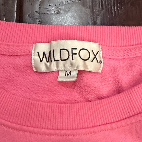 Wildfox sweatshirt top Vibrant Pink investing in myself - Picture 2 of 4